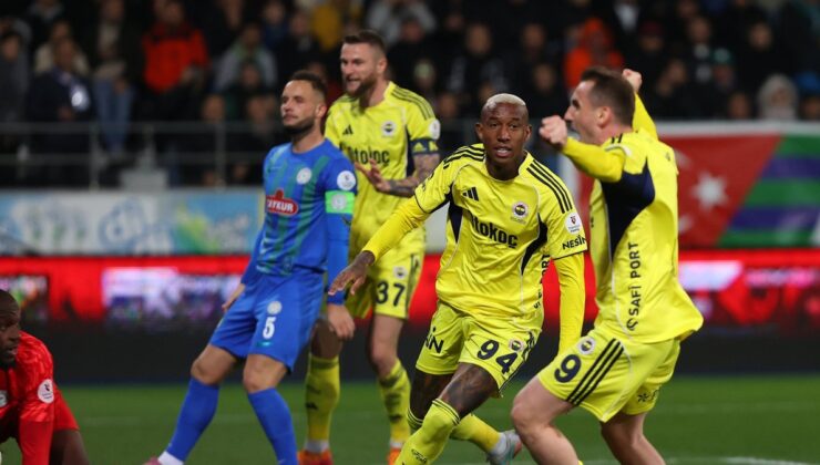 Fenerbahçe’den Çaykur Rizespor deplasmanında müthiş geri dönüş