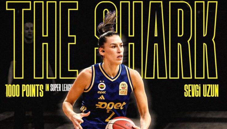 Fenerbahçeli Sevgi Uzun’dan Kadınlar Basketbol Süper Ligi’nde 1000 sayı