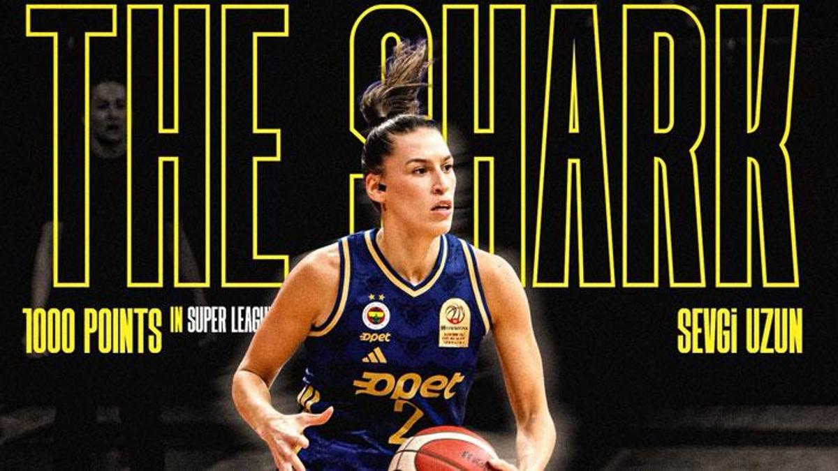 Fenerbahçeli Sevgi Uzun’dan Kadınlar Basketbol Süper Ligi’nde 1000 sayı