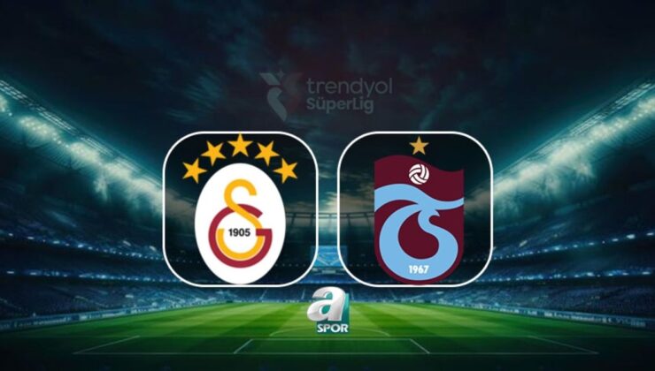 Galatasaray Trabzonspor maçı CANLI izle! Galatasaray-Trabzonspor maçı saat kaçta, hangi kanalda canlı izlenir?
