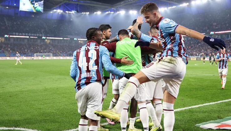 Geri dönüş serisini sürdüren Trabzonspor’un zirve inadı devam ediyor