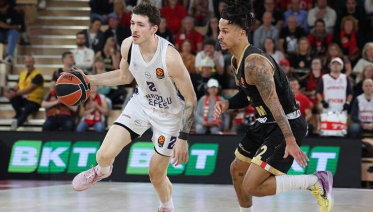 Monaco’da 36 sayı farkla tarihi hezimet! Monaco – Anadolu Efes maç sonucu 102-66