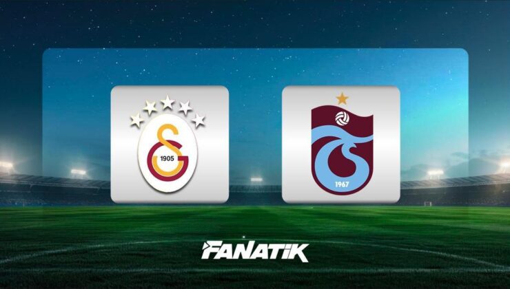 CANLI |  Galatasaray – Trabzonspor derbisi ne zaman, saat kaçta hangi kanalda? (Muhtemel 11’ler)