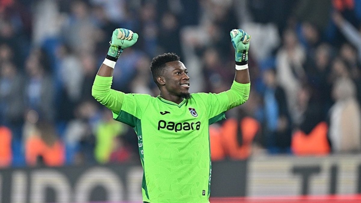 Trabzonspor’da Andre Onana fark yaratmaya devam ediyor! Avrupa’da zirvede