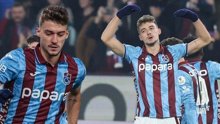Trabzonspor’un yıldızı Ernest Muçi’den müthiş gol! Seriye bağladı