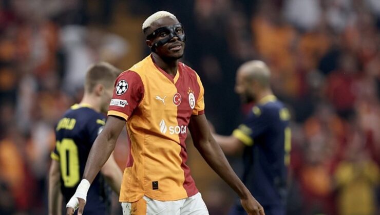 UEFA Şampiyonlar Ligi resmi hesabından Victor Osimhen paylaşımı