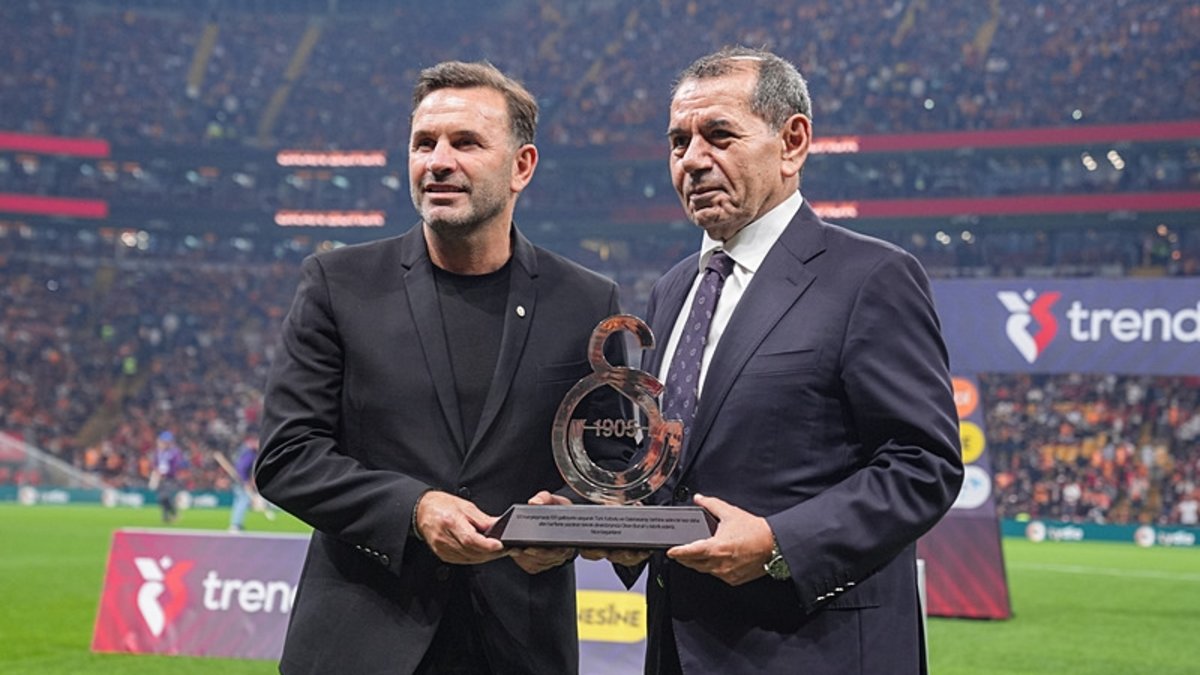 Galatasaray’da derbi öncesi Başkan Dursun Özbek’ten Okan Buruk’a tam destek!