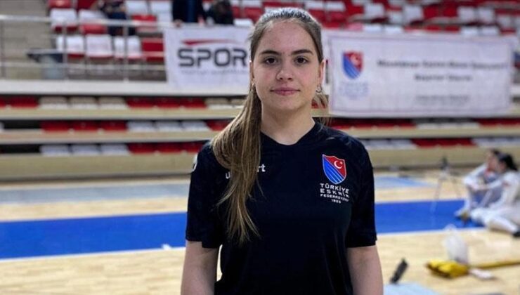 Milli eskrimci Alara Atmaca’dan altın madalya