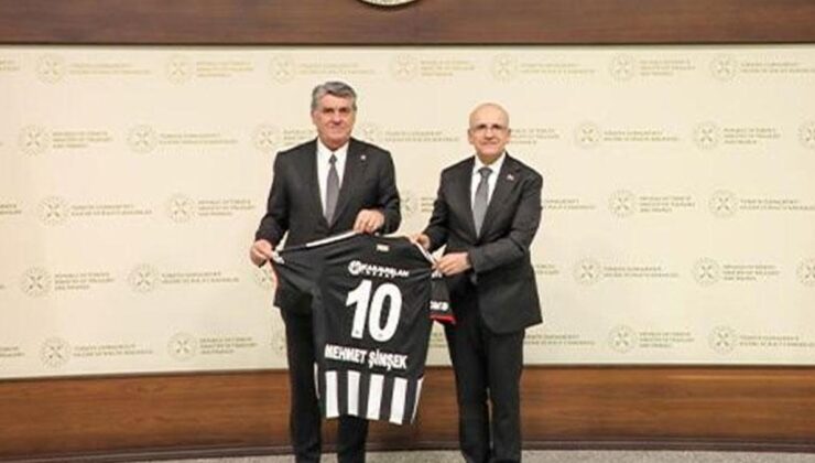 Beşiktaş Başkanı Serdal Adalı’dan, Hazine ve Maliye Bakanı Mehmet Şimşek’e ziyaret