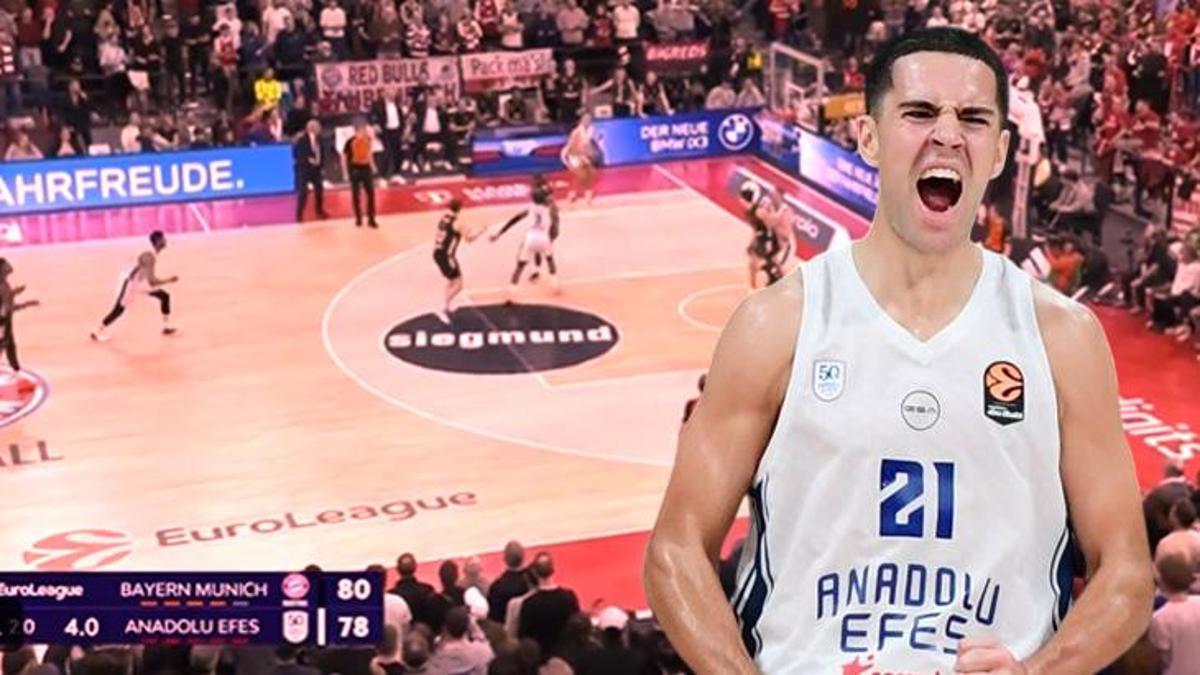 Cole Swider’dan son saniyede maç kazandıran üçlük! Bitti derken… Bayern Münih – Anadolu Efes maç sonucu 80-81