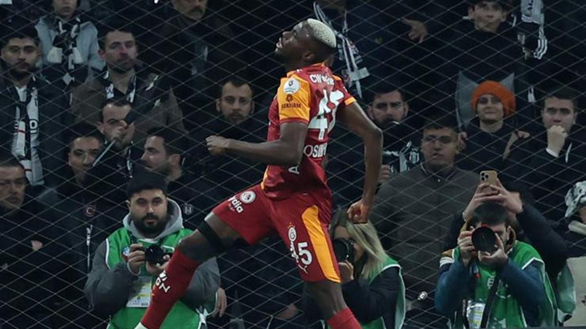 Derbide perdeyi Victor Osimhen açtı! Nijeryalı dev maçta Beşiktaş’a golünü attı