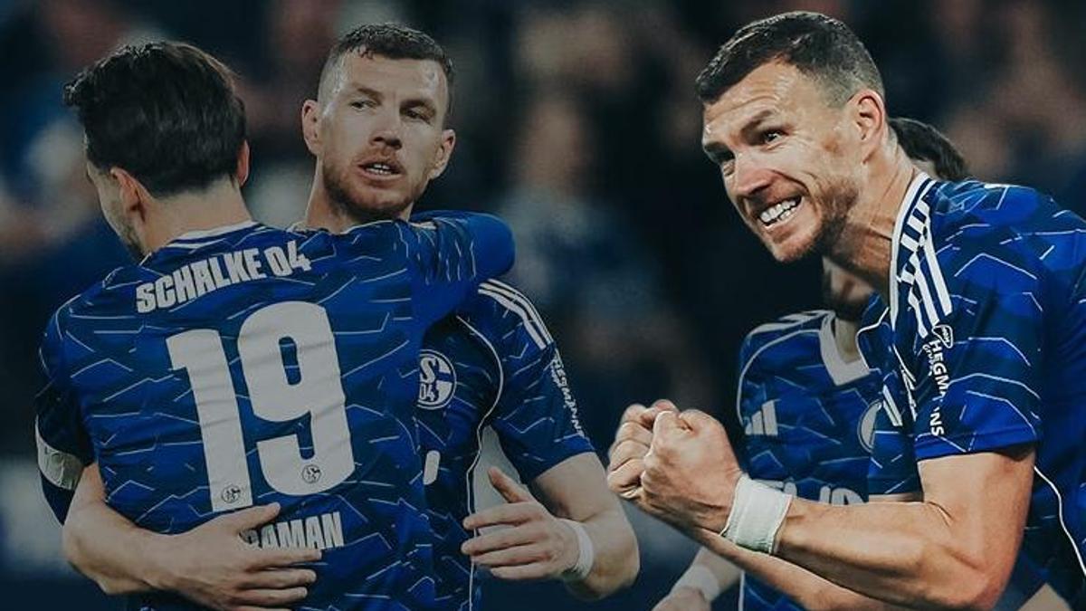 Edin Dzeko yine boş geçmedi! Fenerbahçe’nin eski yıldızı, Schalke 04’te şov yapıyor…