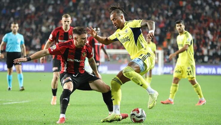 Fenerbahçe-Gaziantep FK maçında 5 futbolcu yok!