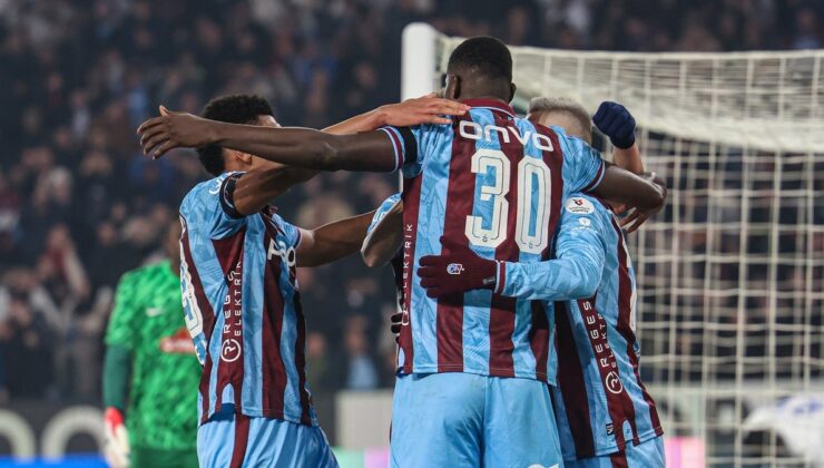 Karadeniz derbisinde kazanan Trabzonspor