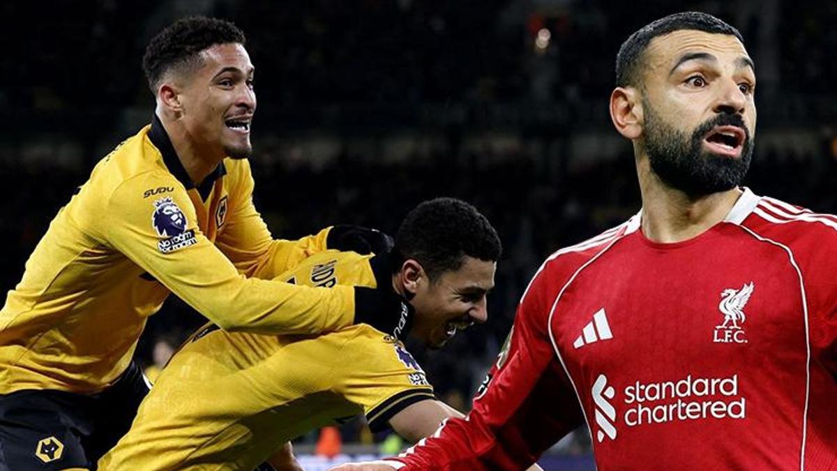 Liverpool’a Premier Lig’de büyük şok! Galatasaray’ın rakibi, lig sonuncusu Wolverhampton’a mağlup…