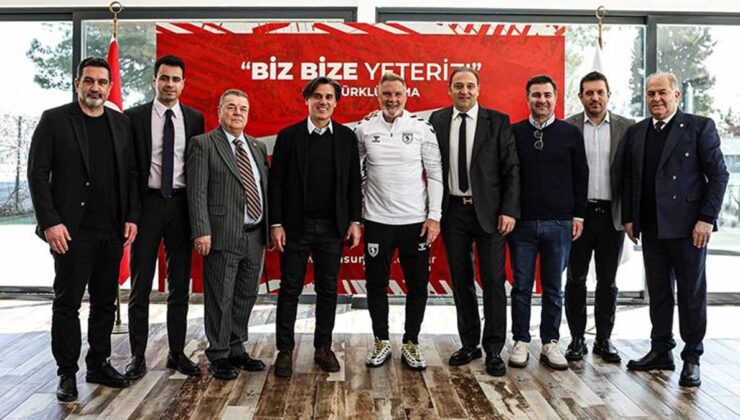 Milli Takım Teknik Direktörü Montella’dan Samsunspor’a ziyaret