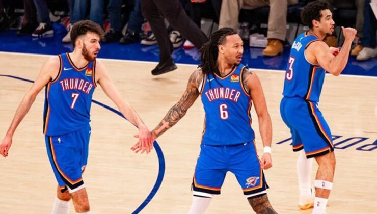 NBA’de Oklahoma City Thunder deplasmanda kazandı!