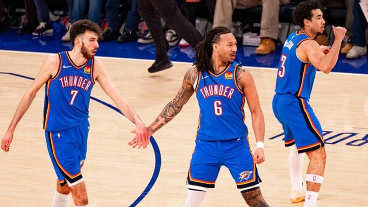NBA’de Oklahoma City Thunder deplasmanda kazandı!