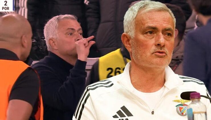 Portekiz’de gündem Jose Mourinho! Derbideki kırmızı kartın faturası ağır oldu
