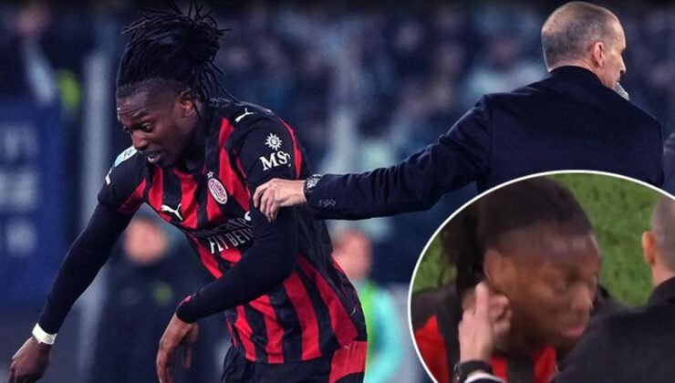 Rafael Leao’dan Massimiliano Allegri’ye şok! İtalya’da skandal hareket: Taraftarlar küplere bindi