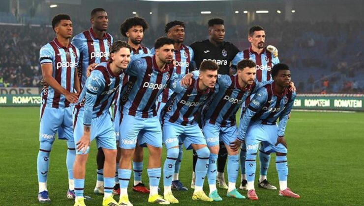 Trabzonspor 5 maçlık seri için sahada!