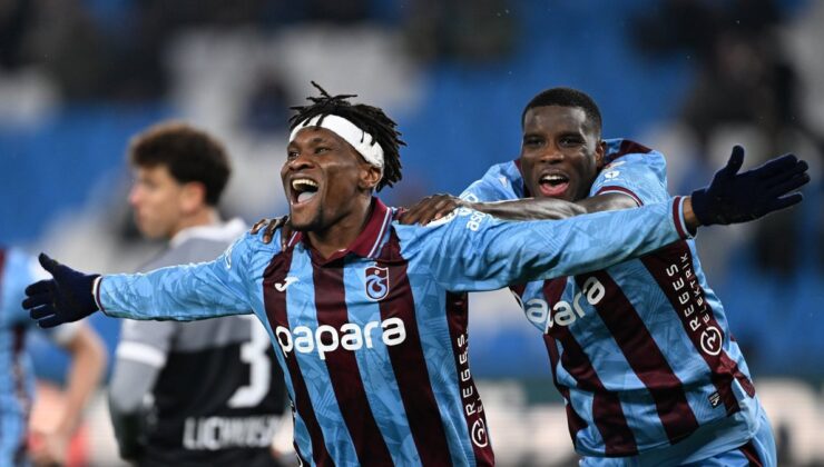 Trabzonspor zirve yarışında hata yapmadı: 3-1