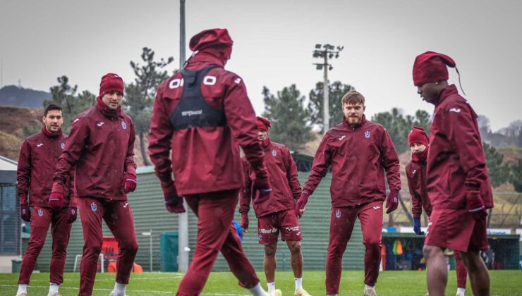 Trabzonspor’da Mısırlı.com.tr Fatih Karagümrük maçı hazırlıkları bitti